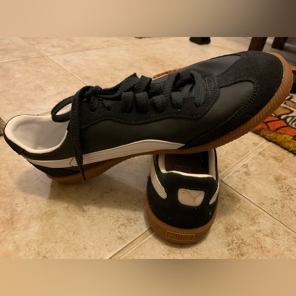 Puma Super Liga Black and White Men's Shoes - Picture 2 of 7